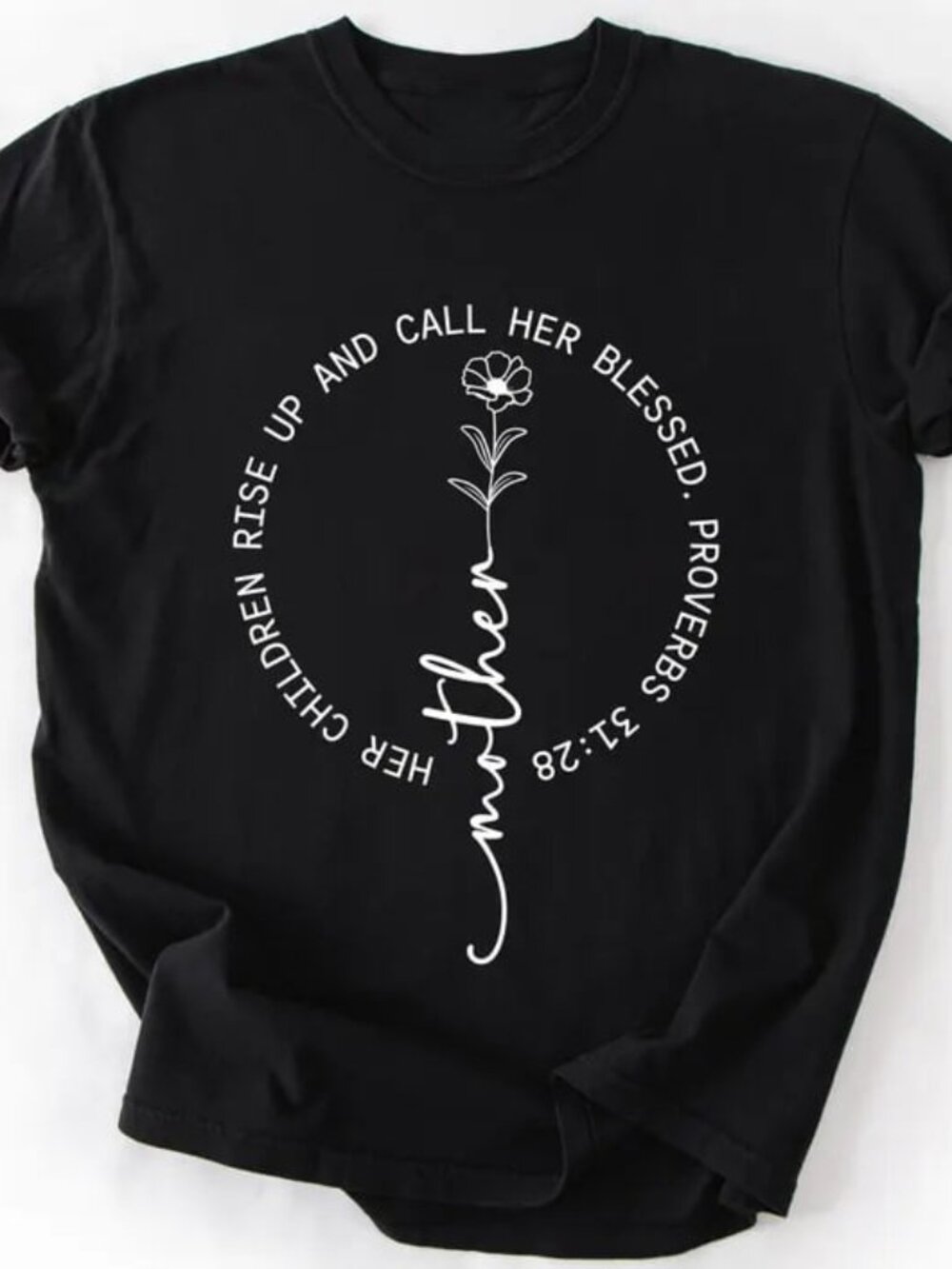 Christian Mother Shirt, Faith Motherhood Gift Tee, Mom Shirt